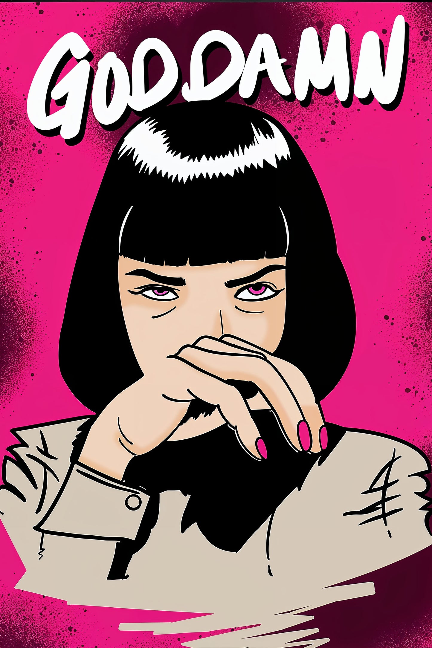 GODDAMN – Noir Pop Femme