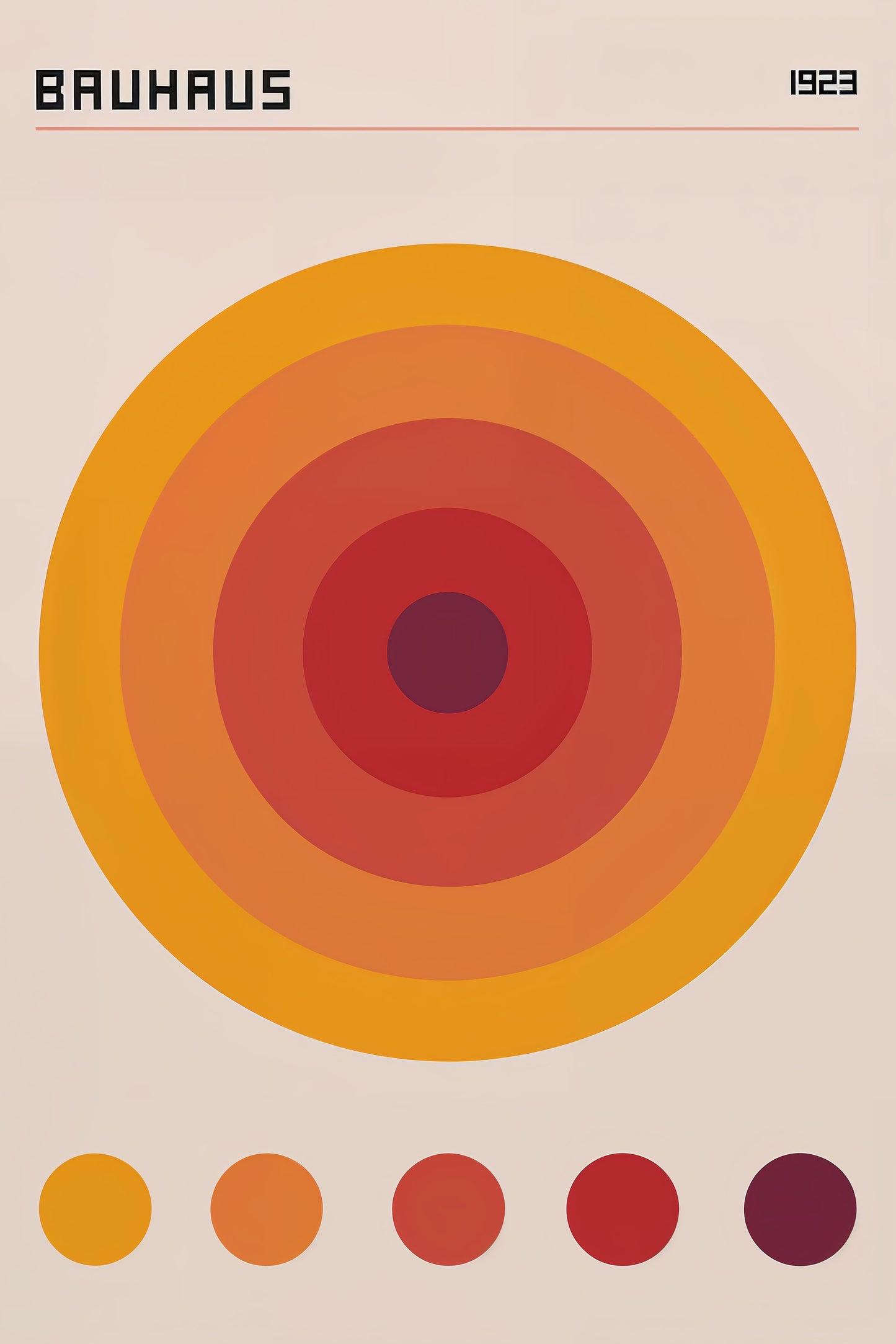 Bauhaus Color Study No. 1 – 1923