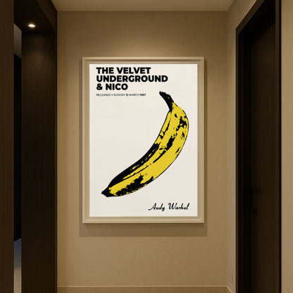 The Velvet Underground & Nico – Andy Warhol Banana Poster (1967)